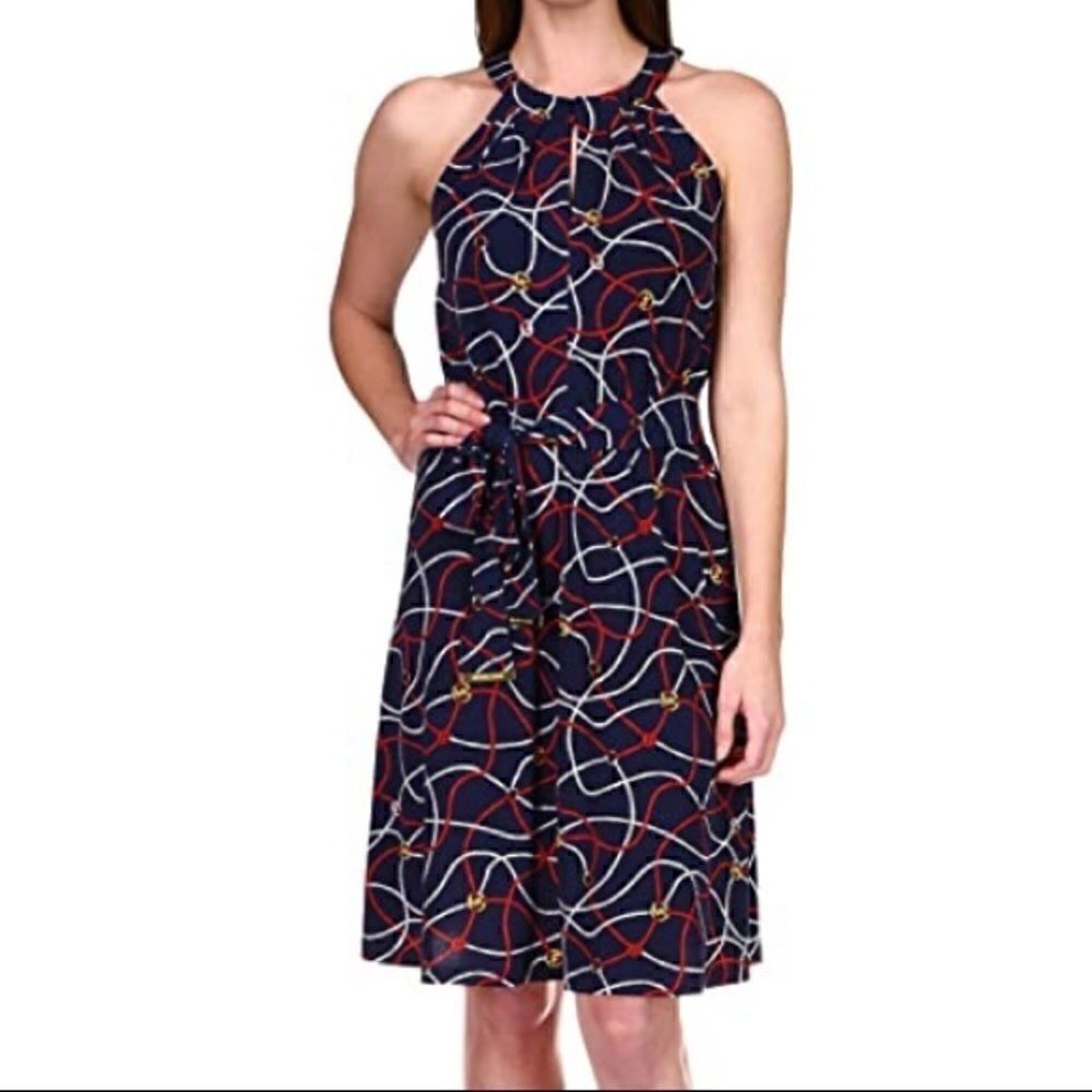 NWT Michael Kors Sailor Twist Neck Dress